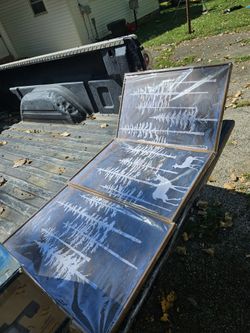 Deer And Woods Picture Set