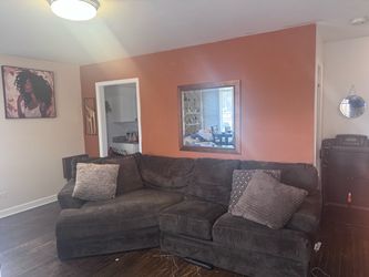 Chocolate Cuddler sectional