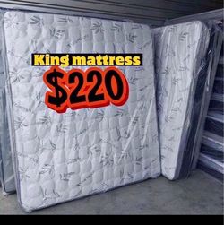King size pillow top mattress new