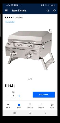 Megamaster grill 2 burners