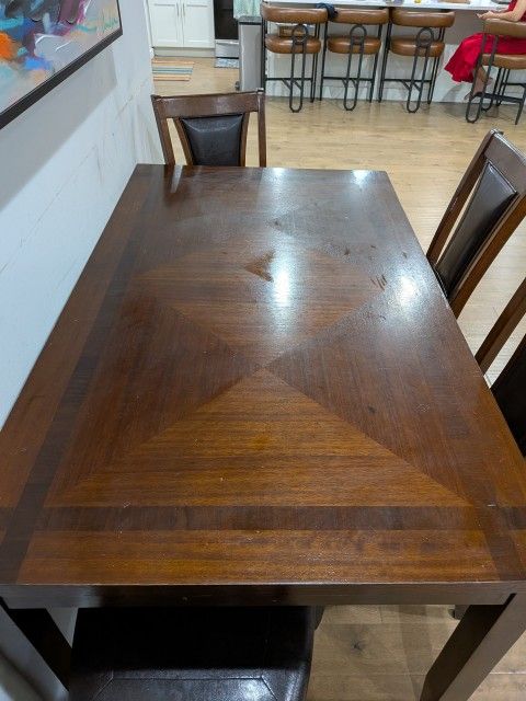 Dinning Table Set With 4 Chairs 