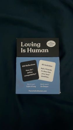 Loving is Human Card Deck Dating Edition