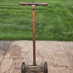 Vintage Grass Cutter Machine