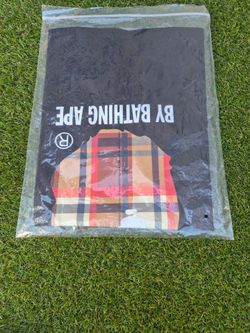black bape shirt with Burberry