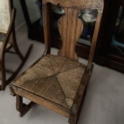 Antique Wood Rocking Chair