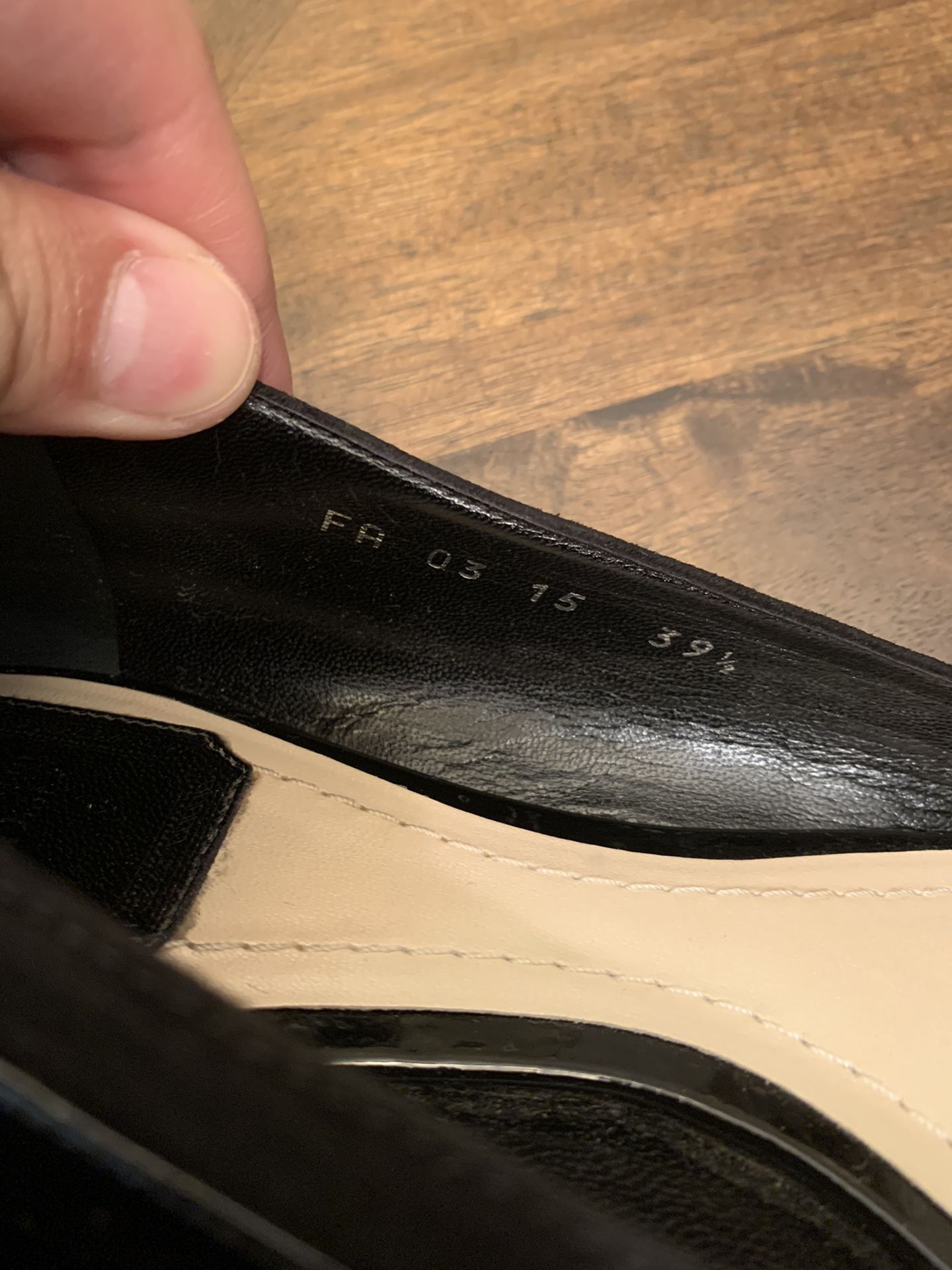 Christian Dior women’s flats loafers black leather