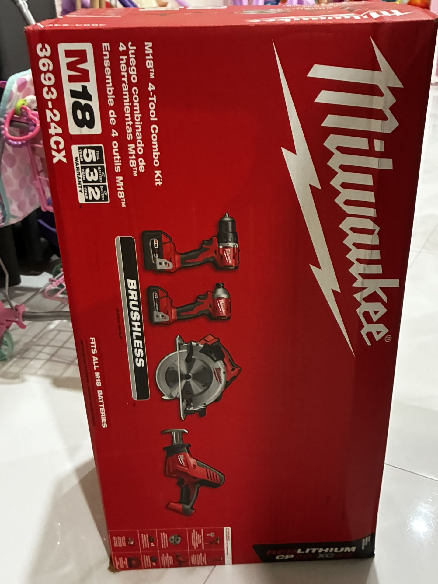 Milwaukee 4 Kit Tool