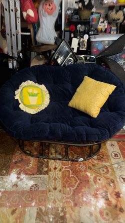 Double Papasan Frame And Cushion-cost Plus