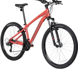 Decathlon Rockrider ST100, 21 Speed Mountain Bike, 27.5", Unisex, Red, Large