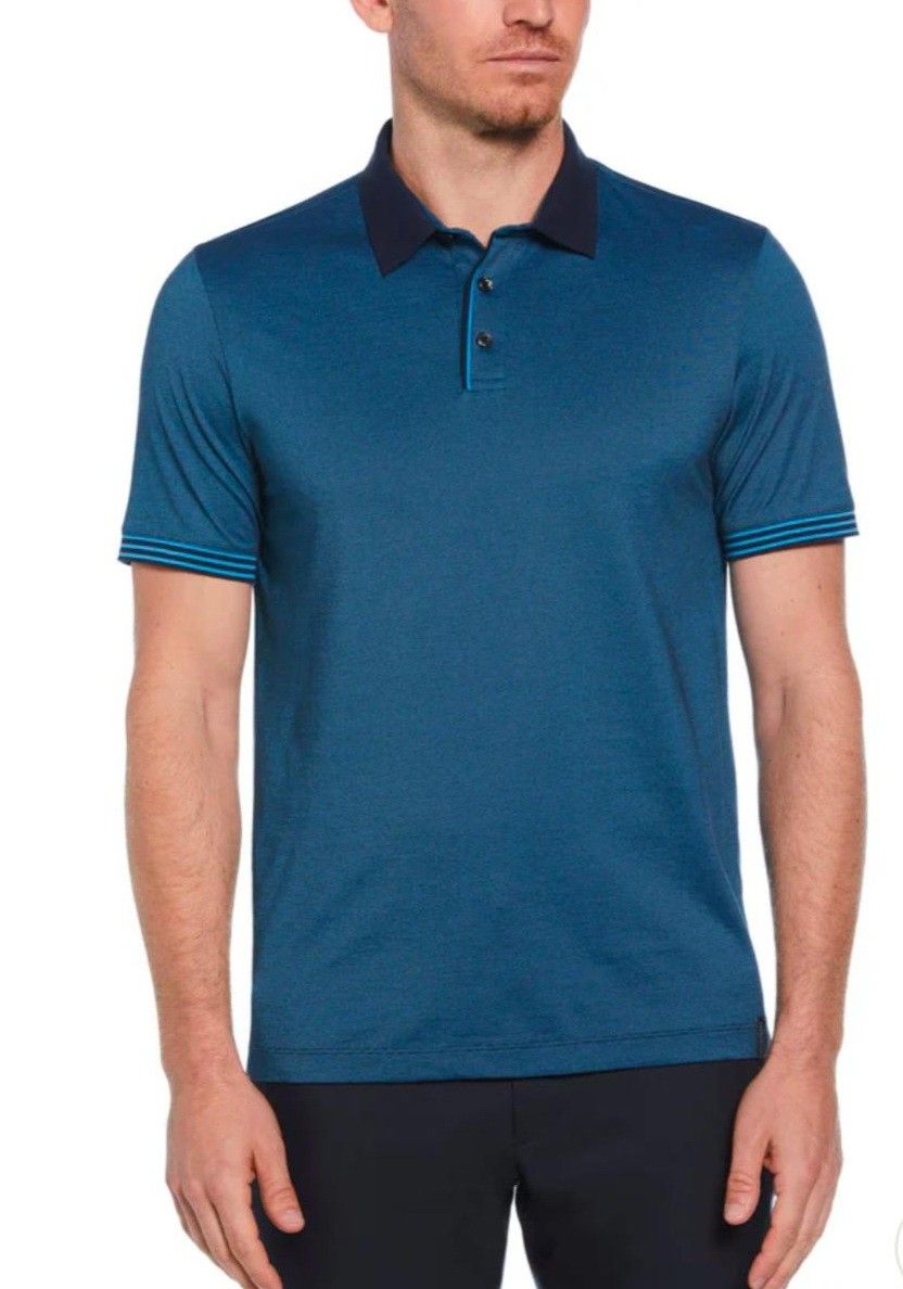 Perry Ellis Icon Polo Blue L ( Brand New)