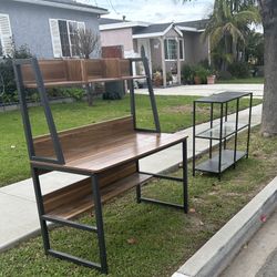 Desk & Shelves - Curb Alert