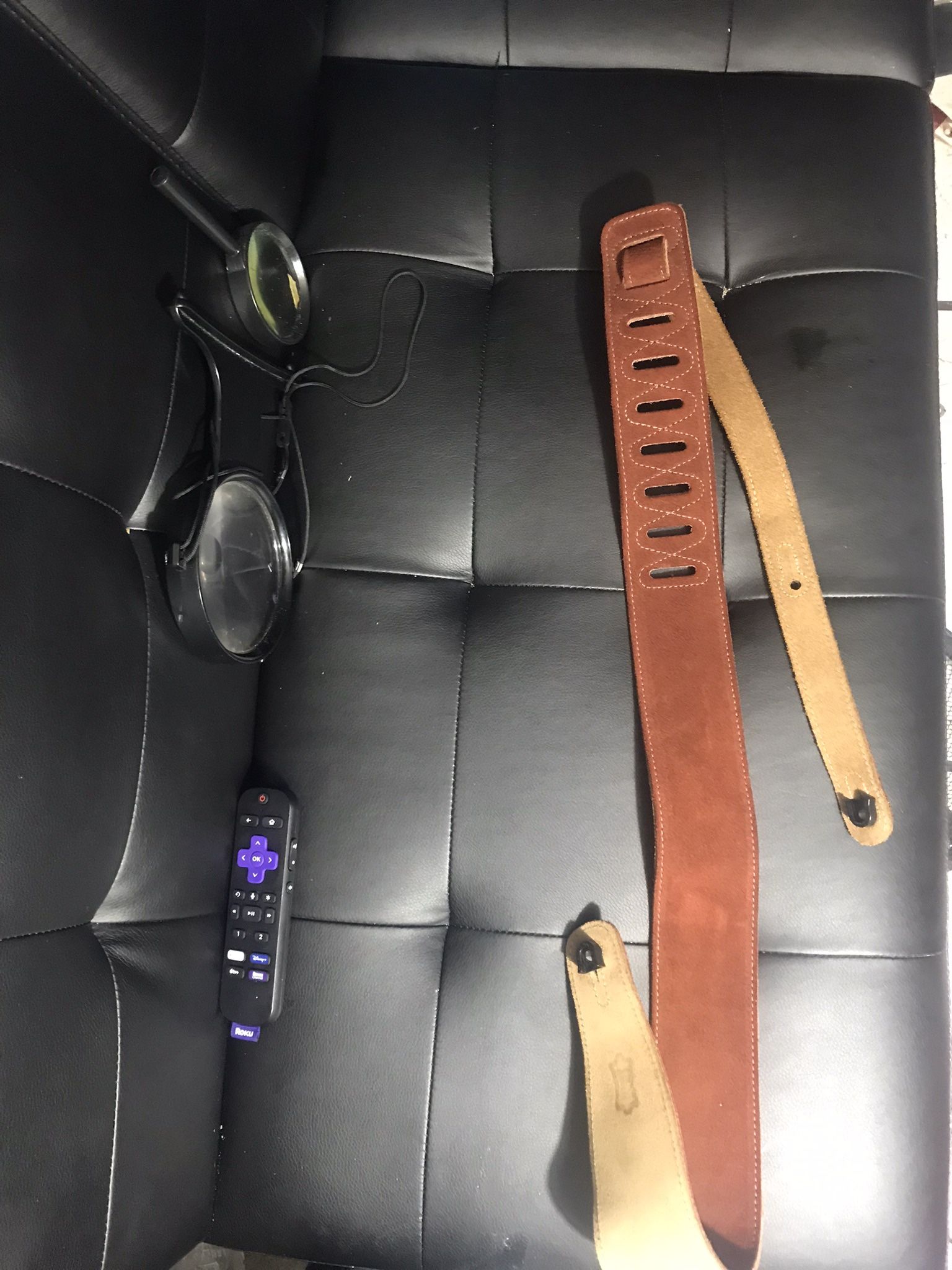 Guitar Strap , Levy’s Brown Suede Leather 4 Ft Guitar Strap