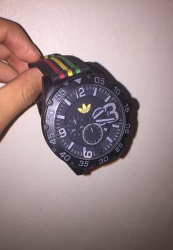 Black adidas watch
