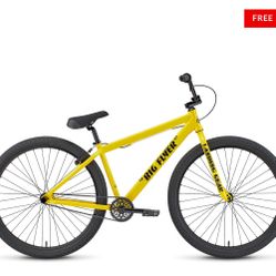 SE Bikes Big Flyer 29" BMX Bike Yellow