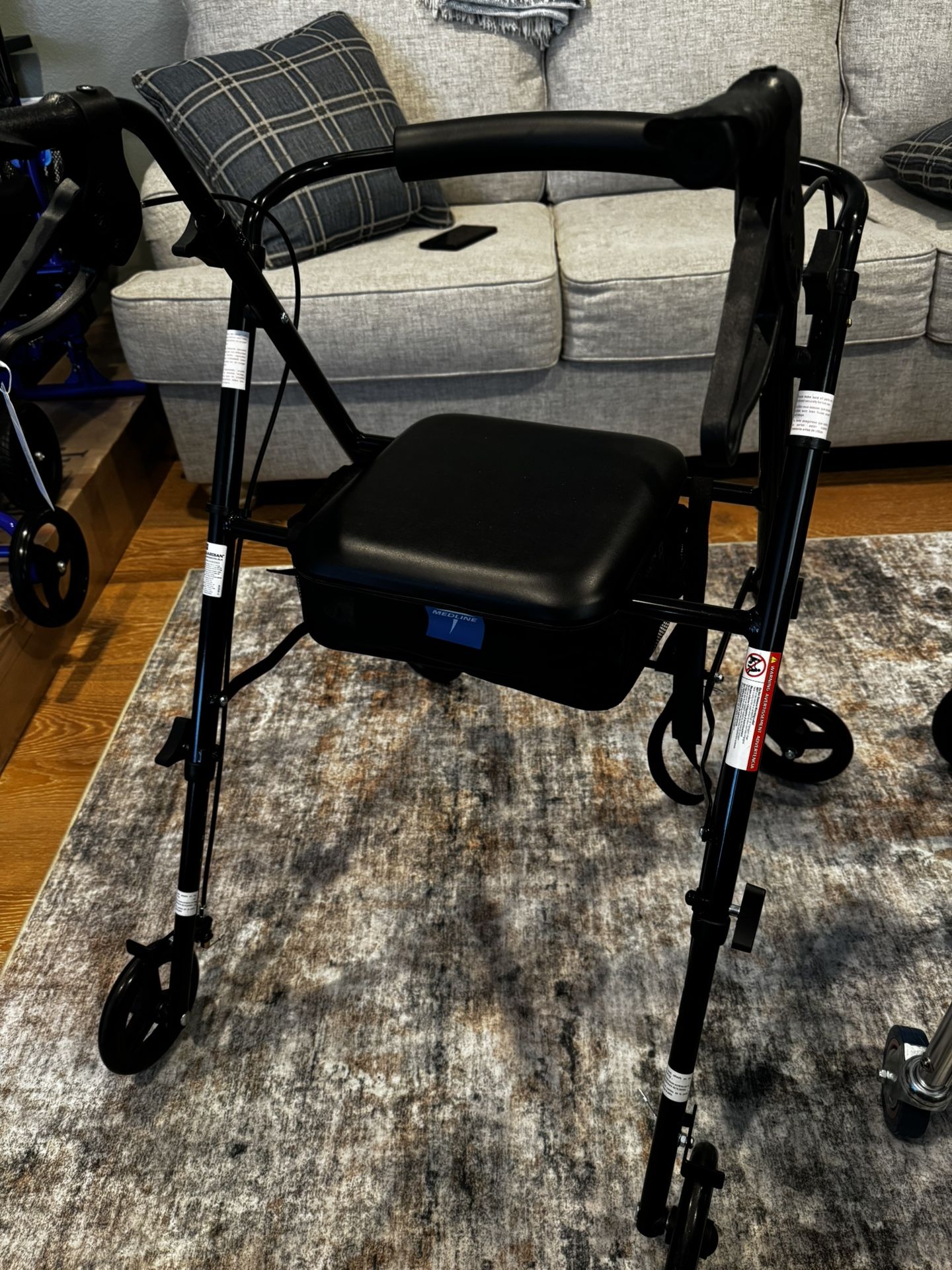 Walker/ Rollator - For In House, Outdoor Exercise,Recovering From Injury, All New- Built Assembled