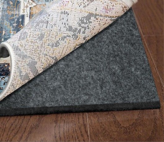 Waterproof Rug Pad, 10x14 ft Area Rug Non-Slip Carpet Pad, 1/4" Thick Non-Slip Rug Pads for All Floors and Finishes, Felt Pad for Hardwood Floors, Kee