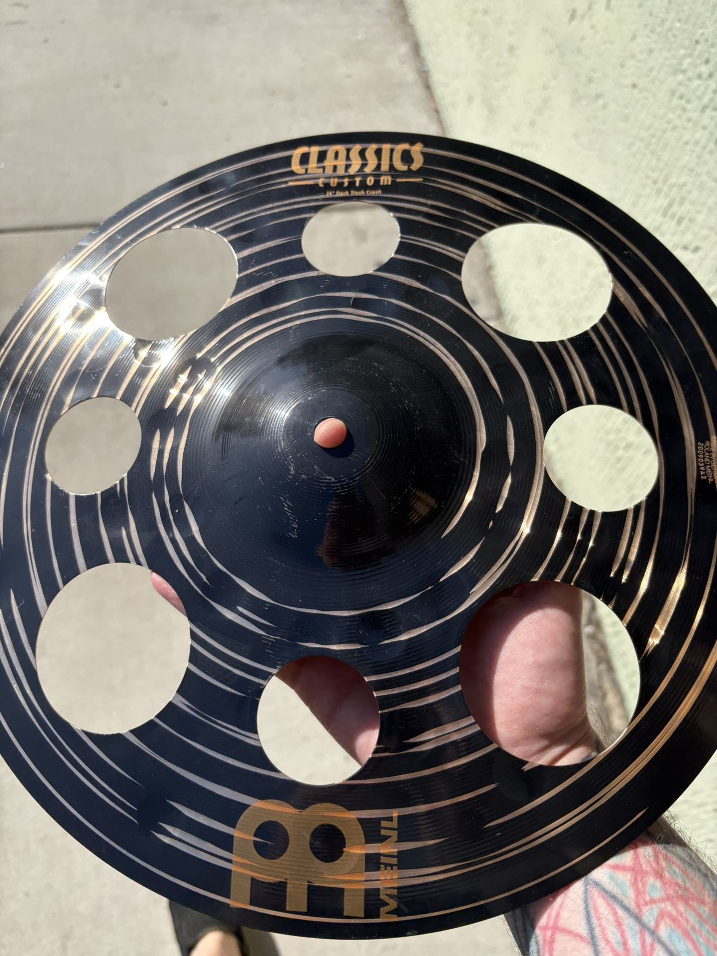 Meinl Classics Custom 14 Dark Trash Crash Cymbal