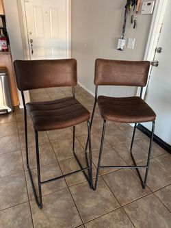 2.5 ft barstool chairs set of  ( 2 )