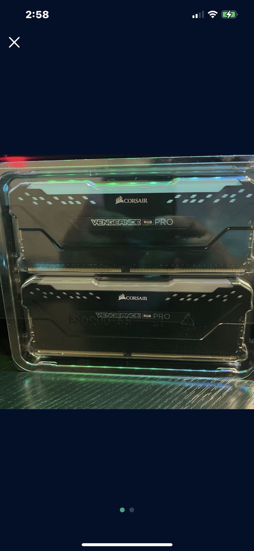 Vengeance Rgb Pro ddr4 Ram