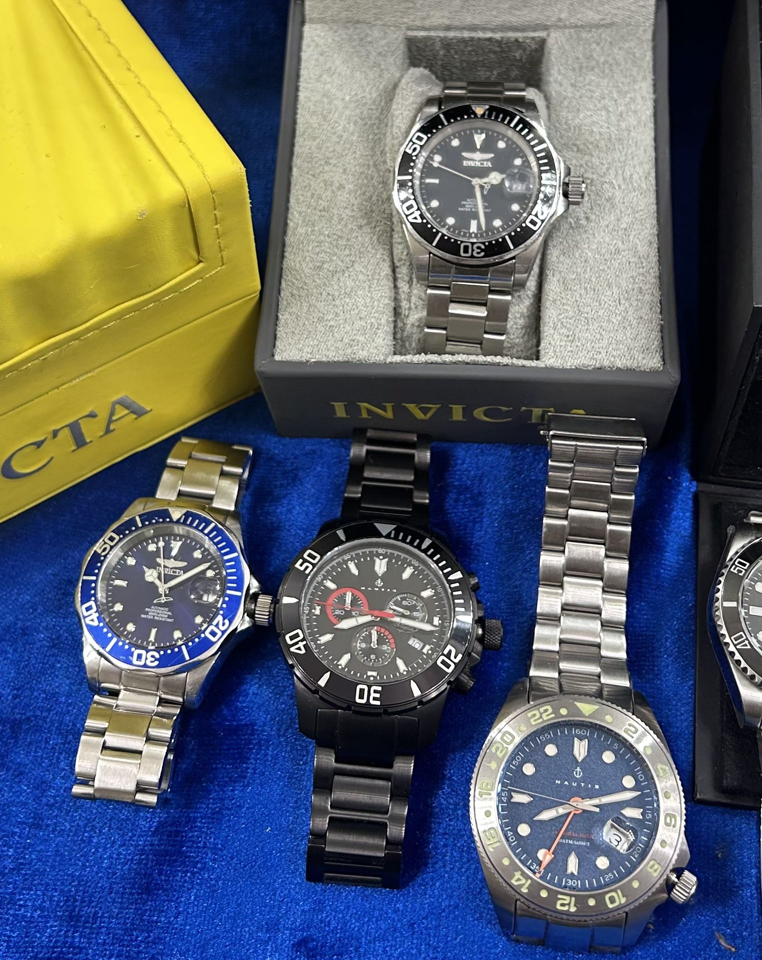 INVICTA $ 50 Each,  NAUTIS $ 125. Each. 