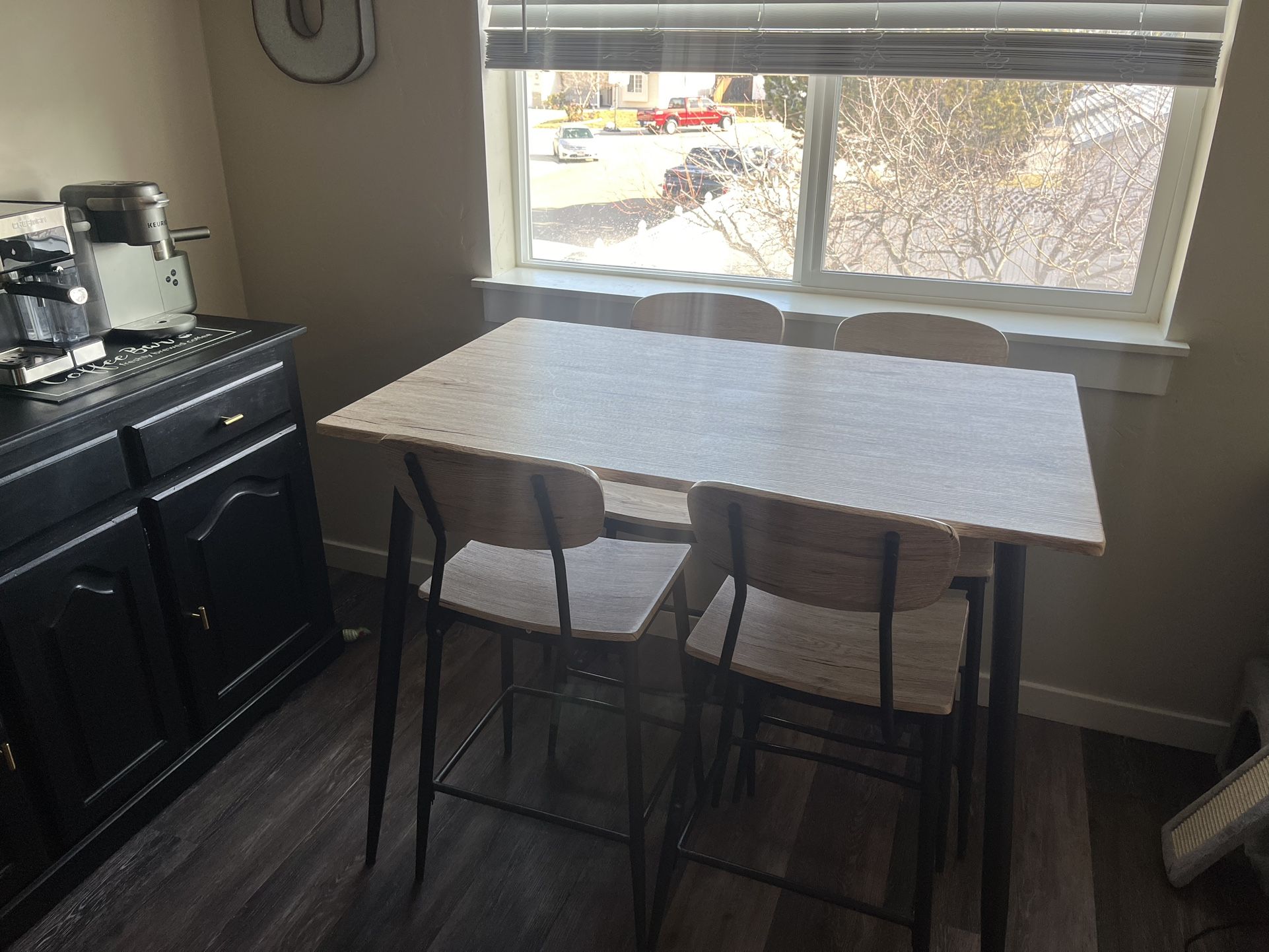 Dining Table + Four Chairs