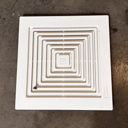 Bathroom exhaust fan cover