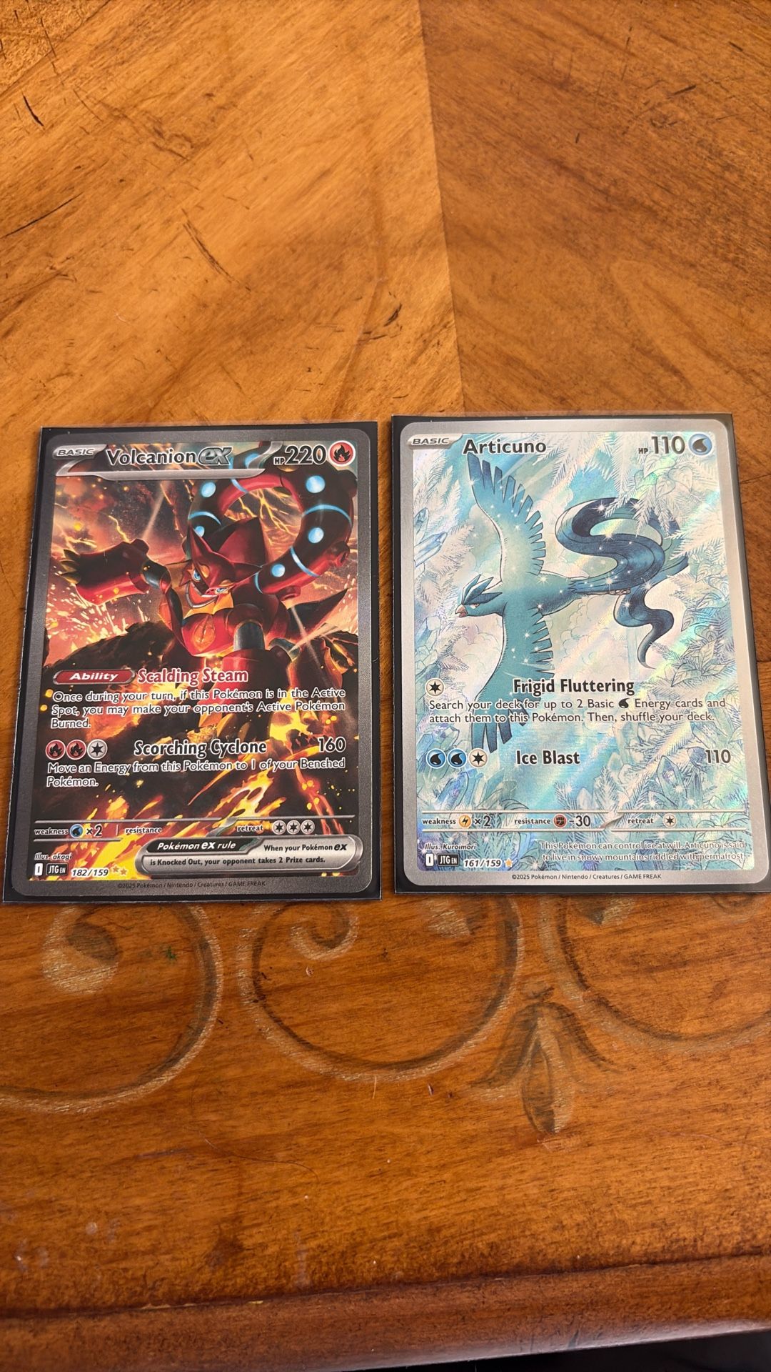 journey together lot | articuno - volcanion ex |