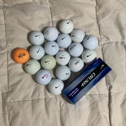 21 Nike Variety New & Used Golf Balls
