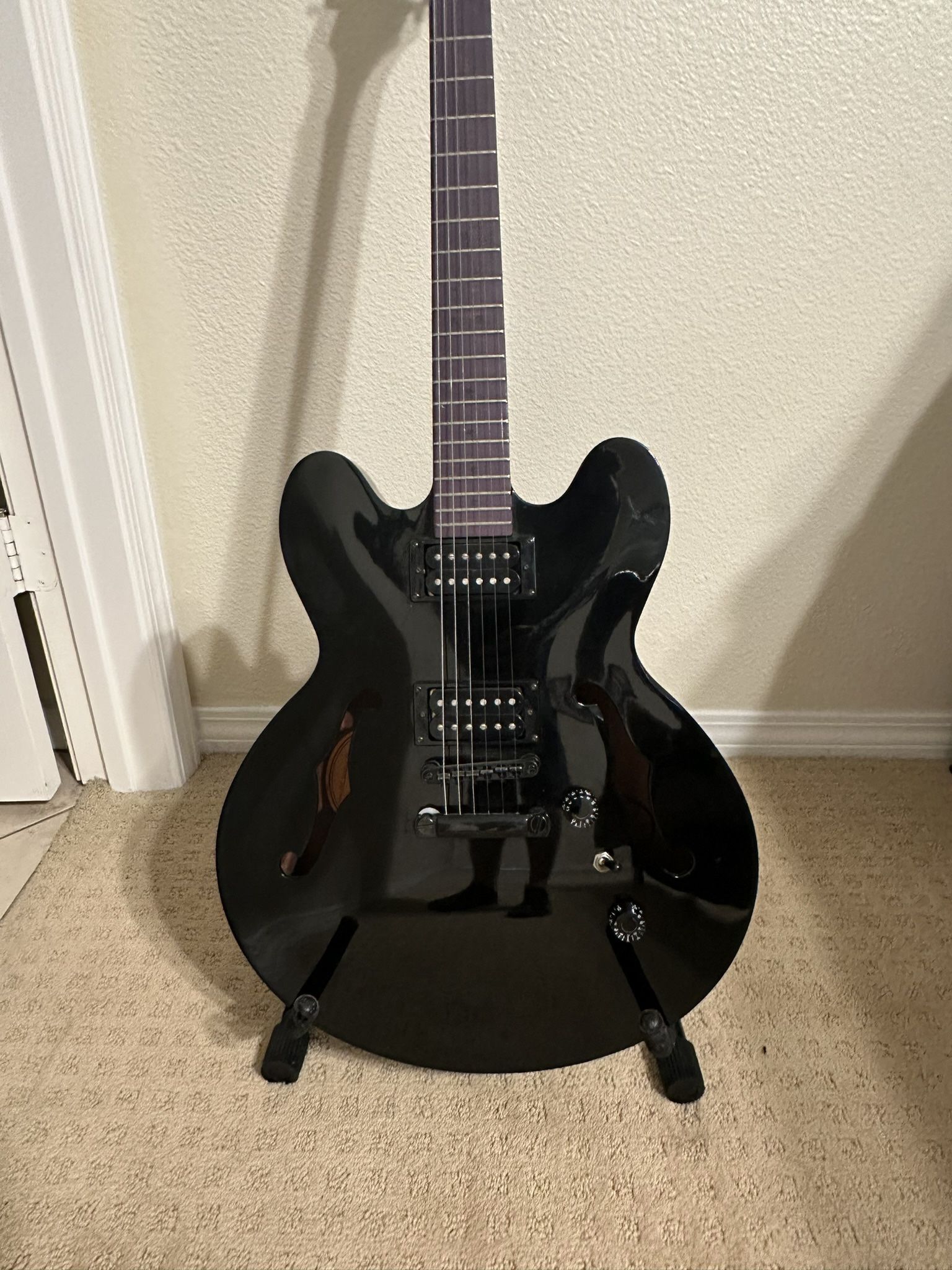 Guitar Gibson Epiphone Dot 335 HallowBody Electric Guitar W/ Free Case