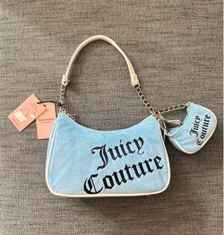 Juicy Couture Blue Gleam Angel Better Together Shoulder Bag Purse NEW
