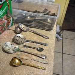 Flatware, Silver, Different Types, Different Makers, Different Blacksmith And Different Qualities