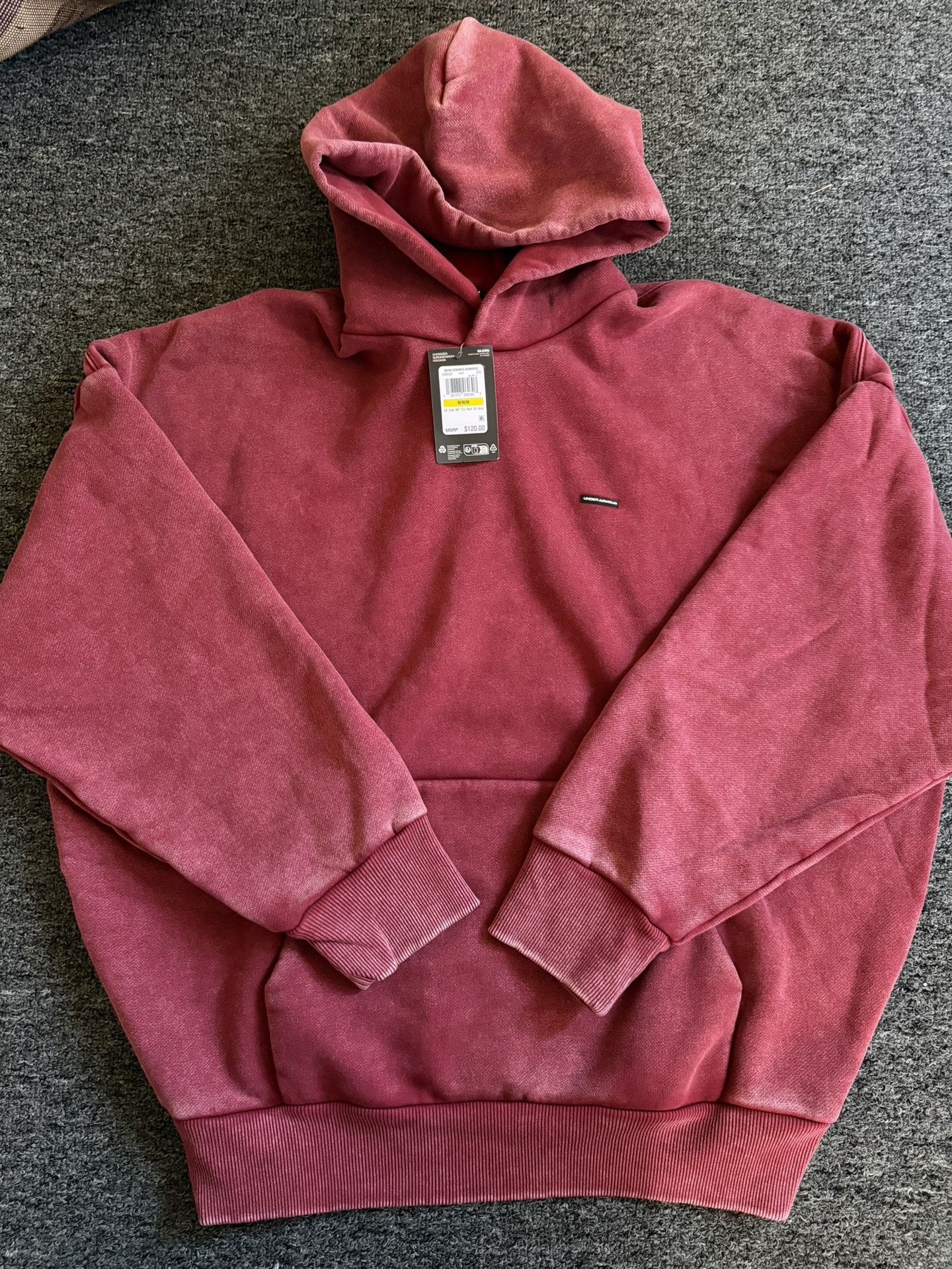 Under Armor Icon Heavyweight Fleece Wash Oversized Hoodie