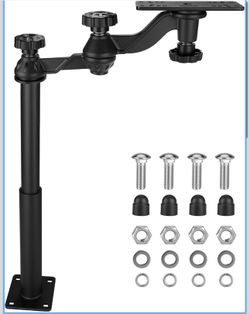 Telescoping Fish Finder Mount,for Fishfinders & Chartplotters,Height-Adjustable Depth Finder Mount Compatible with Lowrance, Garmin, Humminbird
