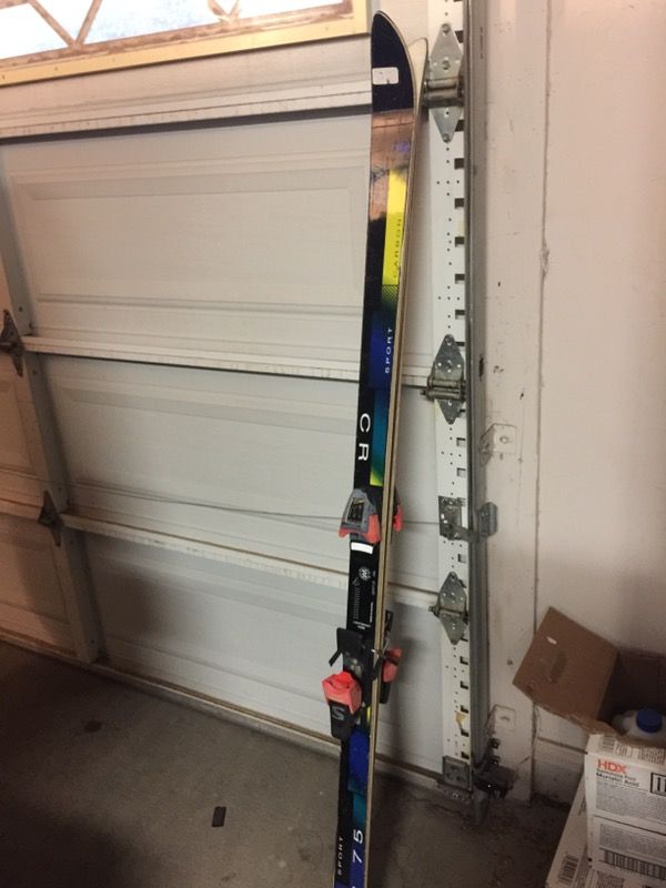 Ski skis 6ft long pair of ski poles included