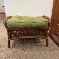 Pier 1 Imports Wicker Ratan Ottoman 