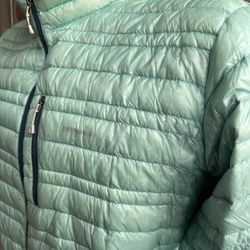 Patagonia Men’s XL Down Sweater Coat Tiffany Arctic Ice 