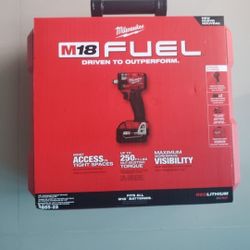 Milwaukee

M18 FUEL GEN-3 18V Lithium-Ion Brushless Cordless 1/2 in. Compact Impact Wrench with Friction Ring, (2) 5.0 Batteries And Charger 