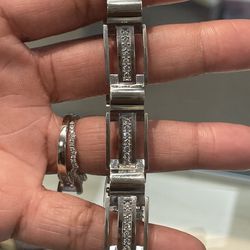 14k Men’s Diamond Bracelet 