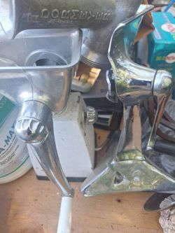Antique meat grinders