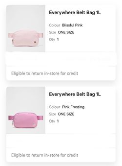 Lululemon belt bag x4