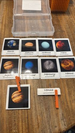 Montessori Homeschool Planets