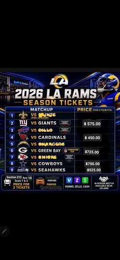 Los Angeles Rams vs. New York Giants