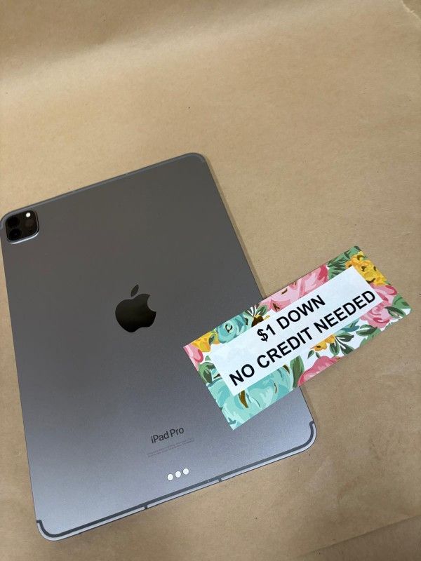 Apple IPad Pro 11 Inch 4th Gen Tablet - Only $1 Today Pay The Rest Later!