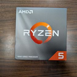 Amd Ryzen 5 4500 AM4 CPU Processor New In Box 