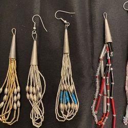 Liquid Silver Single Earrings 