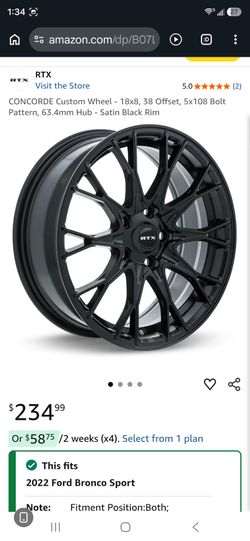 2 rims 18