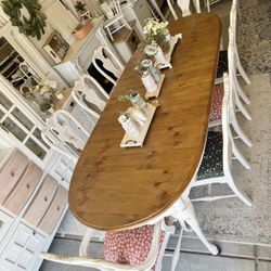 Dining Table And 8 Chairs