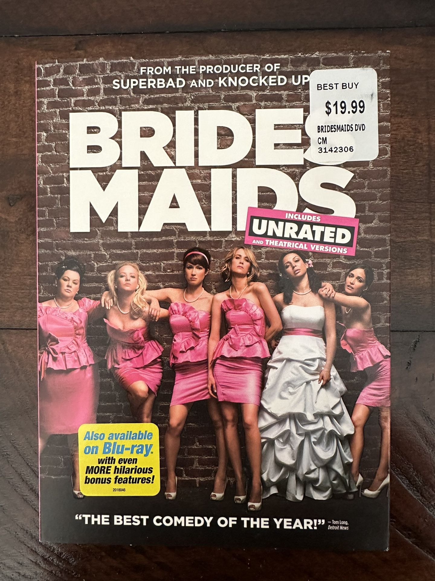 Bridesmaids DVD - Includes Unrated & Theatrical Versions