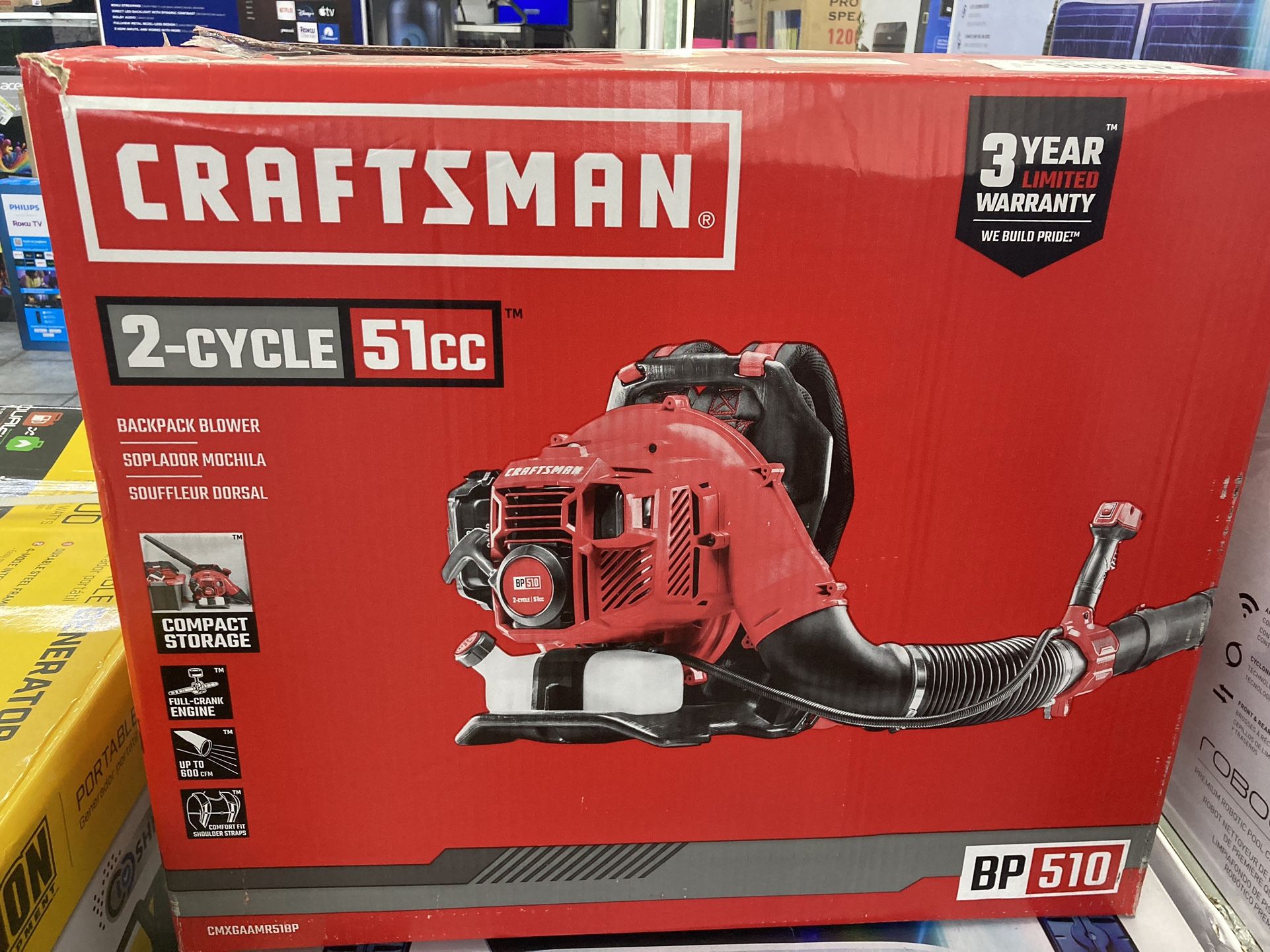 Backpack Leaf Blower $30 Down
