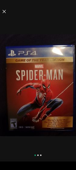 Spiderman PS4 Video Game